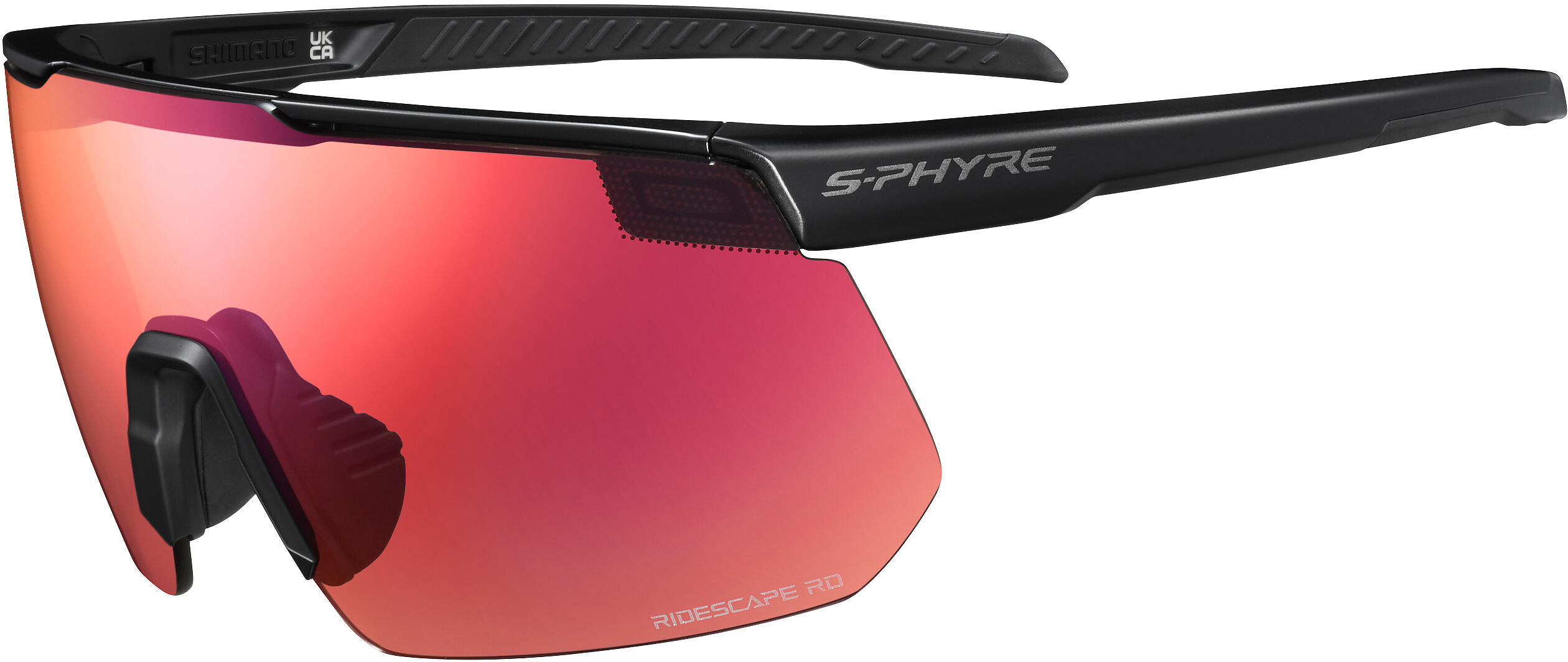 Brille S-PHYRE 2, matt black/ Ridescape Road 4/4