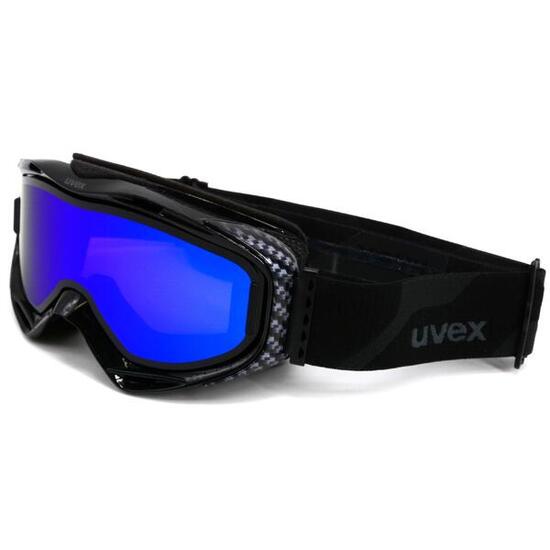 Skibrille g.gl.300 TOP take off black-carbon Goggles + Wechelscheibe blau