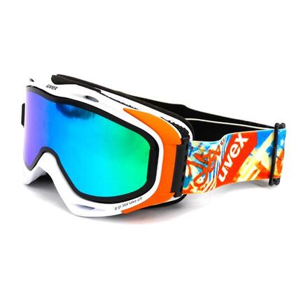 Skibrille g.gl.300 TO take off white-orange Goggles + Wechelscheibe green