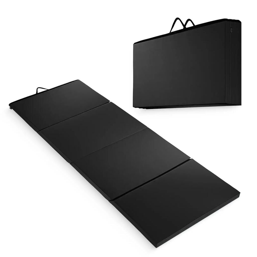 Гимнастически матрак XL 4FIZJO PVC EPE 240x120x5 см 4 части дръжки сгъваем