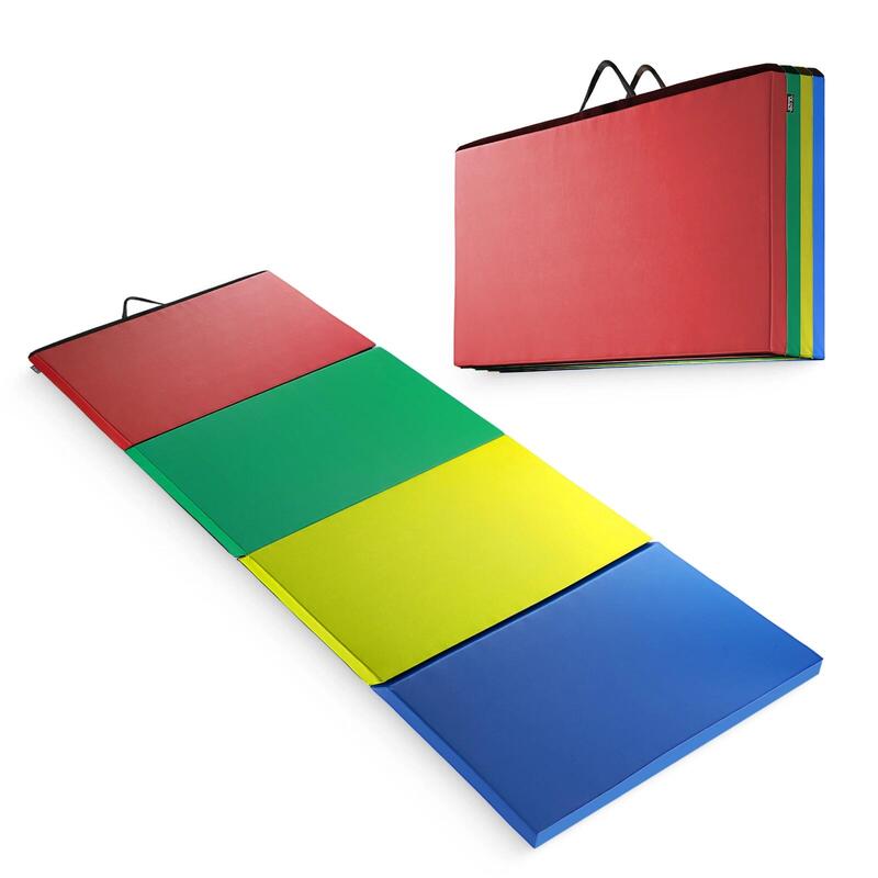 Saltea de gimnastică pliabilă pentru antrenament 4FIZJO, mărimea XL