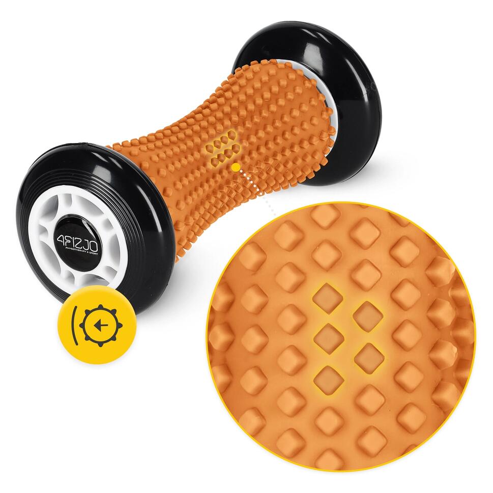 Spike Roller do masażu 4FIZJO 17 cm
