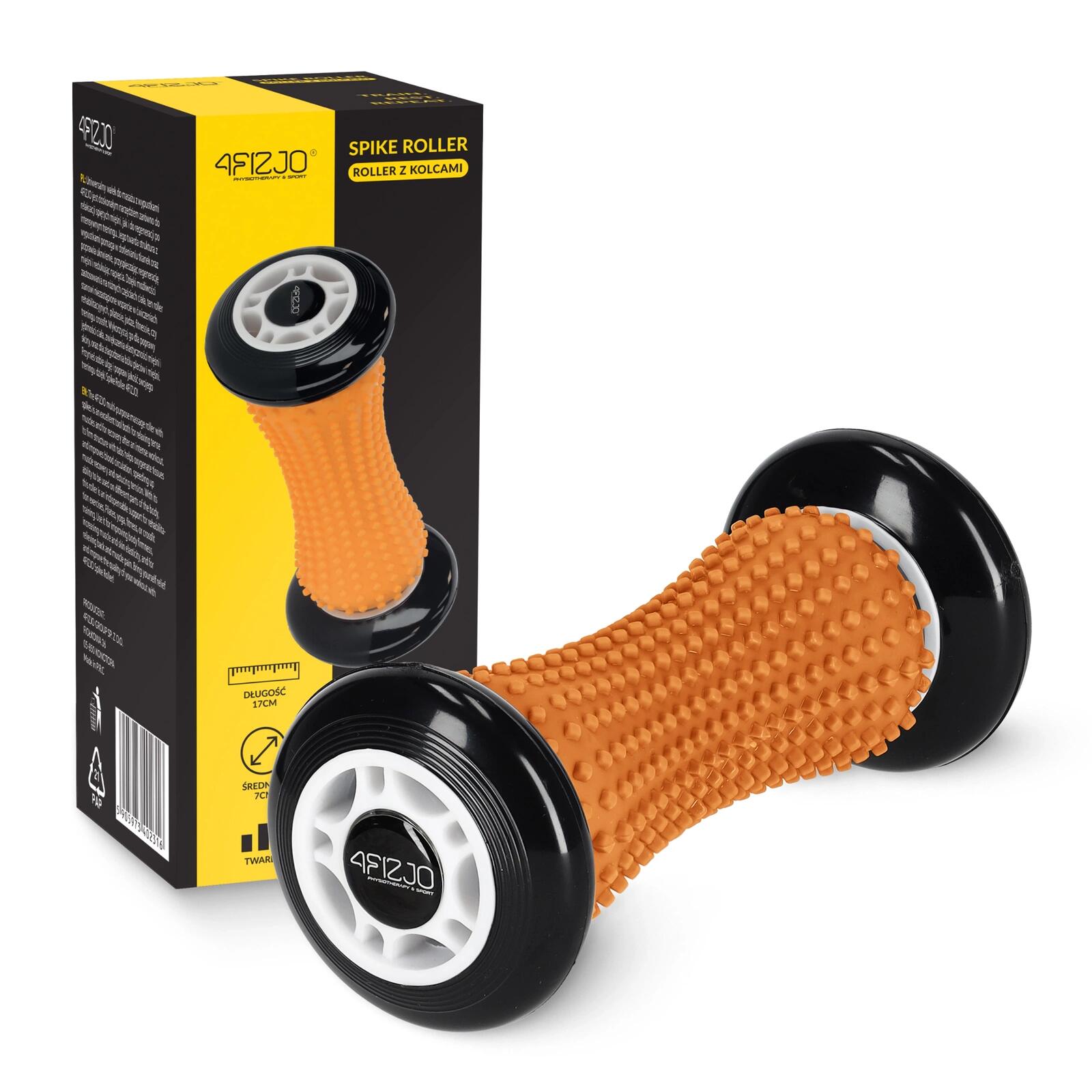 4FIZJO Masážní váleček Spike Roller 17 cm