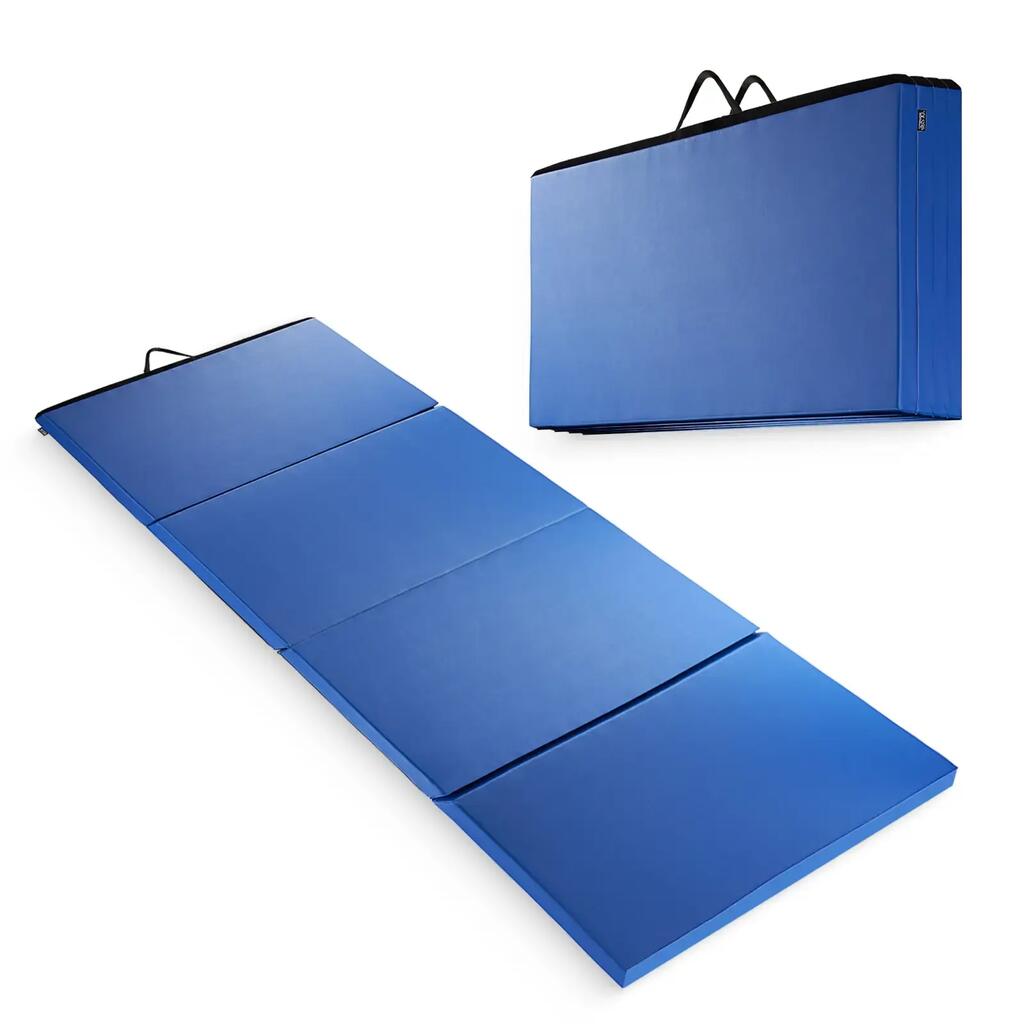 Гимнастически матрак XL 4FIZJO PVC EPE 240x120x5 см 4 части дръжки сгъваем