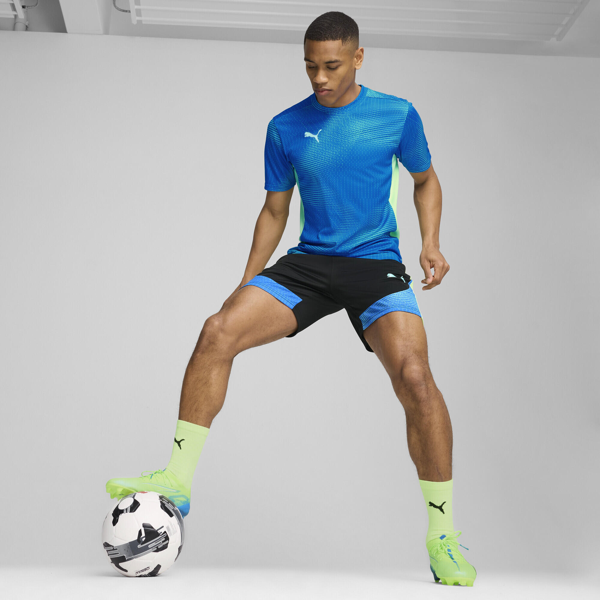 Maillot individualFINAL Homme PUMA Bluemazing Fizzy Apple Blue Yellow 6/7