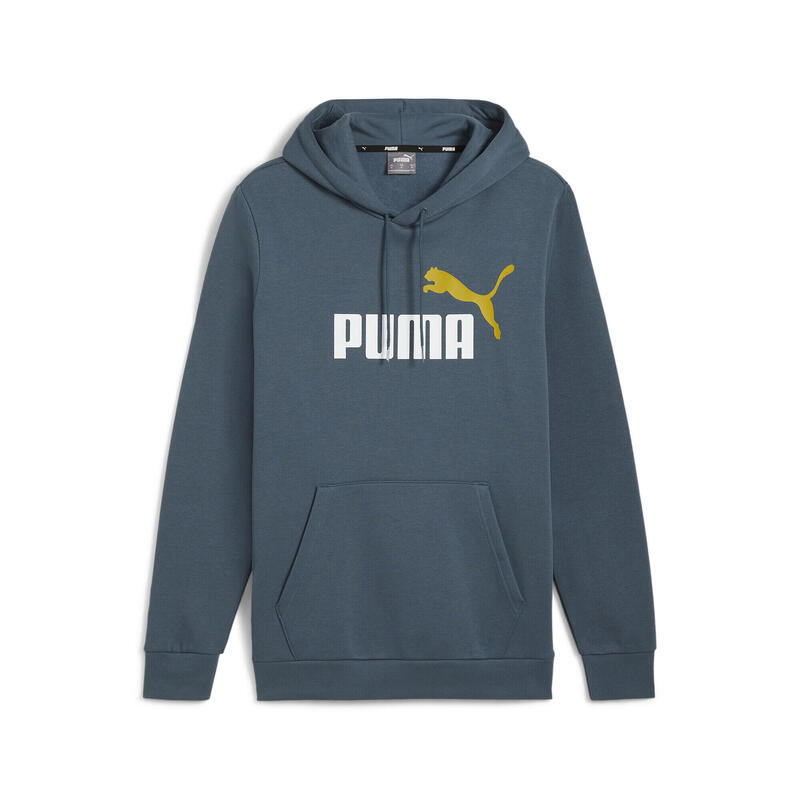 Hoodie à gros logo Essentials+ Homme PUMA Gray Skies