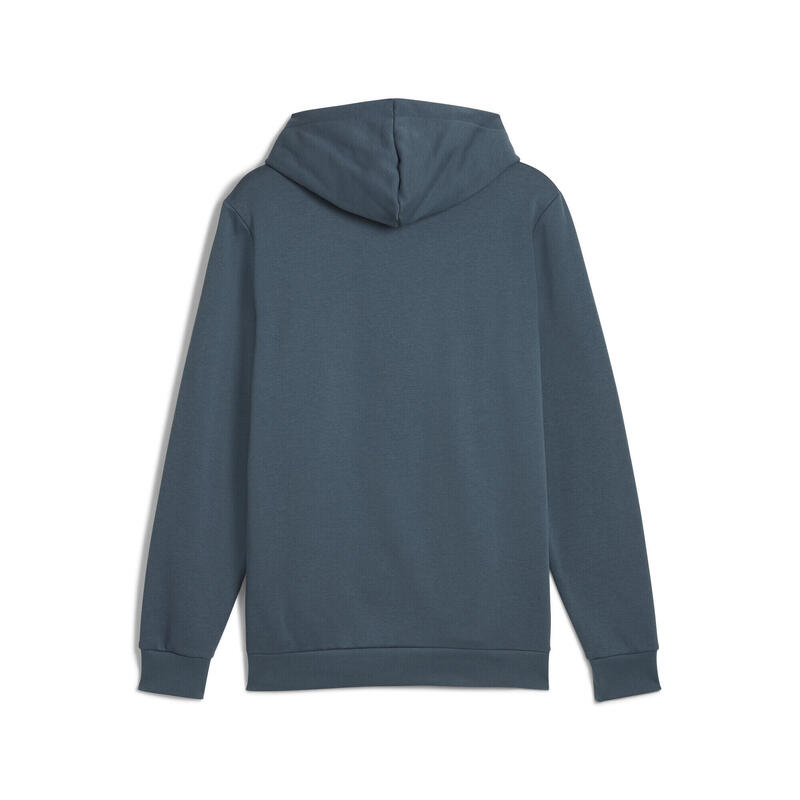 Essentials+ tweekleurige hoodie met groot logo voor heren PUMA Gray Skies