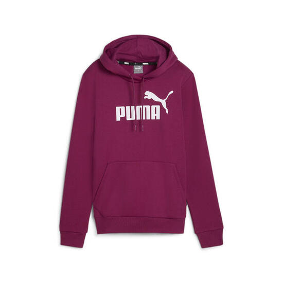 Essentials Logo FL Hoodie Damen PUMA Midnight Plum Purple