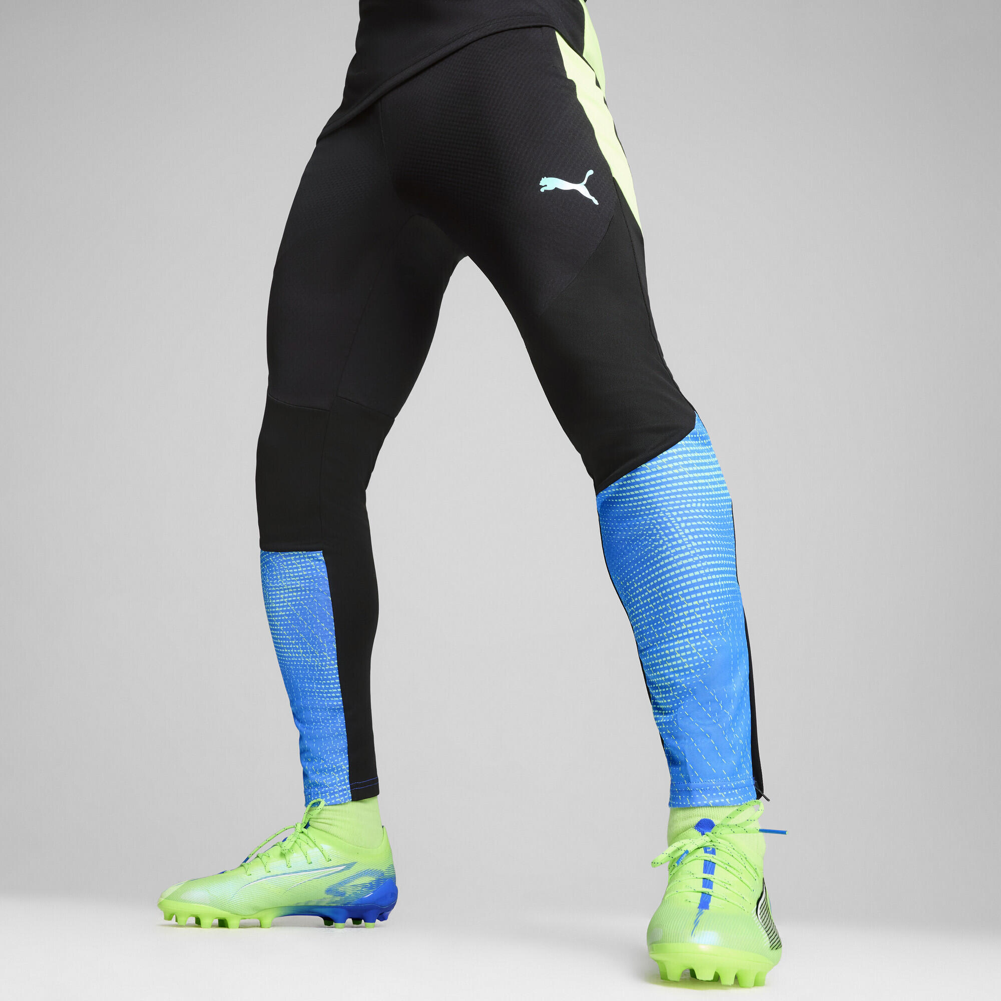 Pantalon d'entraînement individualFINAL Homme PUMA Black Fizzy Apple Yellow 5/7