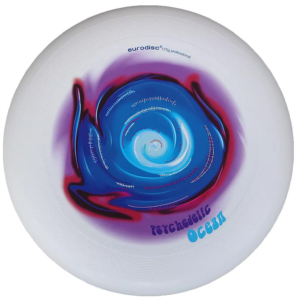 EURODISC eurodisc® 175g Ultimate Frisbee Psychedelic Ocean aus Bio-Kunststoff