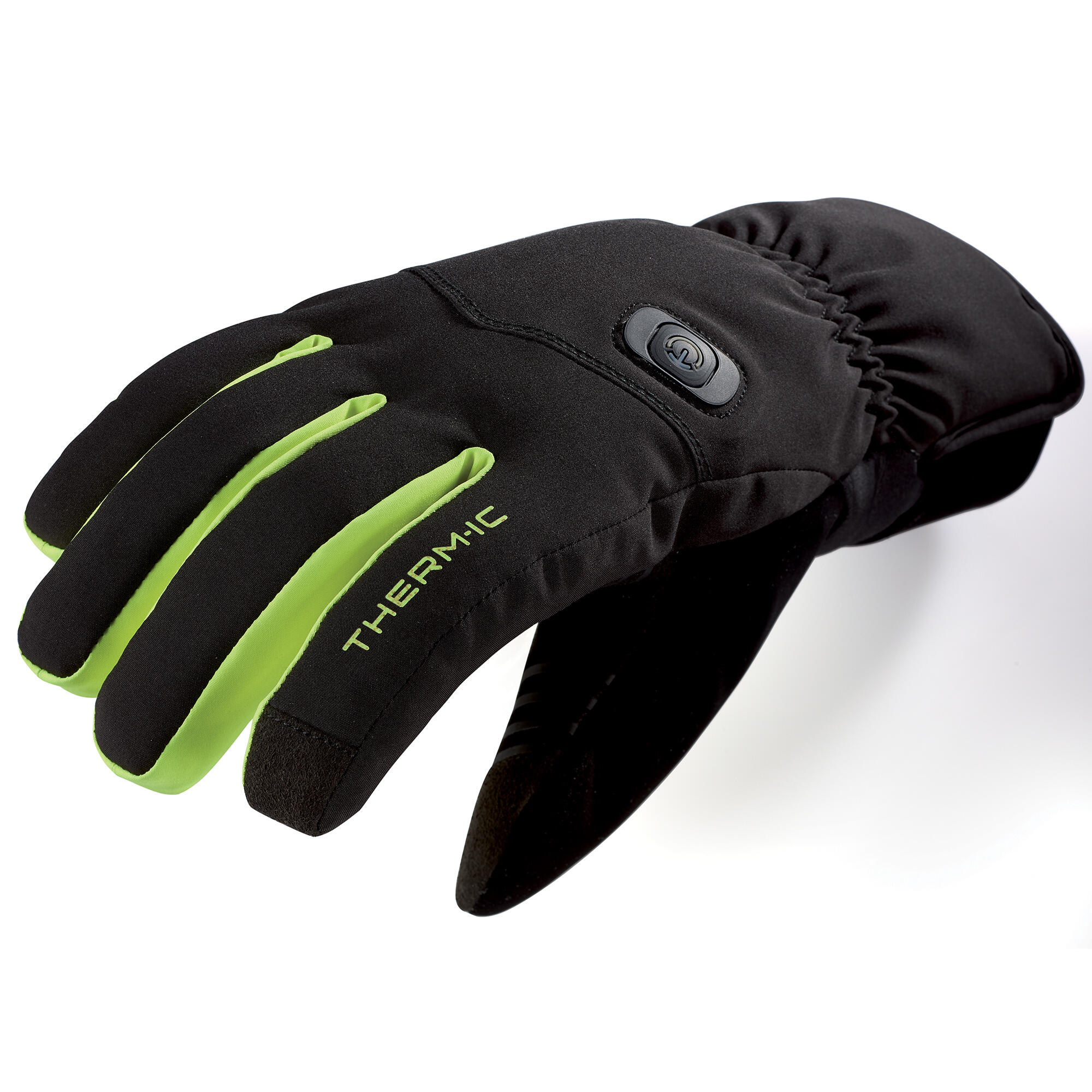 HeySocks Gants D'hiver Chauds Pour Homme - En Tricot Thermique - Pour Vélo, Course, Extérieur, Noir , L