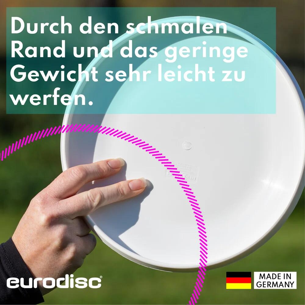 Kinderfrisbee Eurodisc Kidzz Giraffe 100 gr Yellow ED0100YLGF Geel 23 cm 3/6