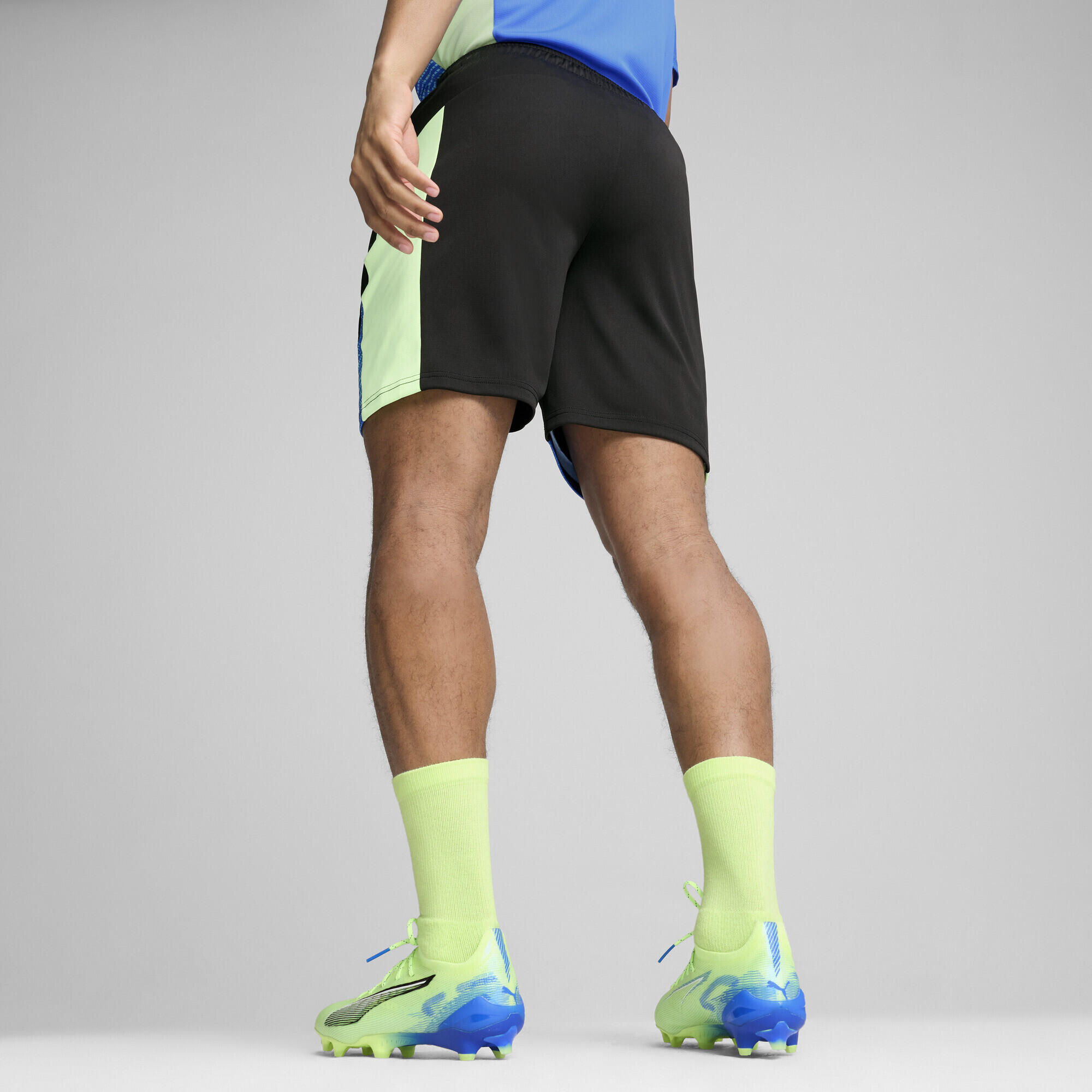Męskie szorty individualFINAL PUMA Black Fizzy Apple Yellow 6/7