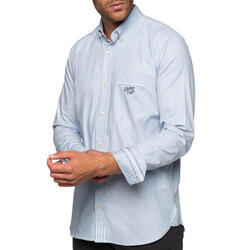 Chemise poche poitrine manches longues homme