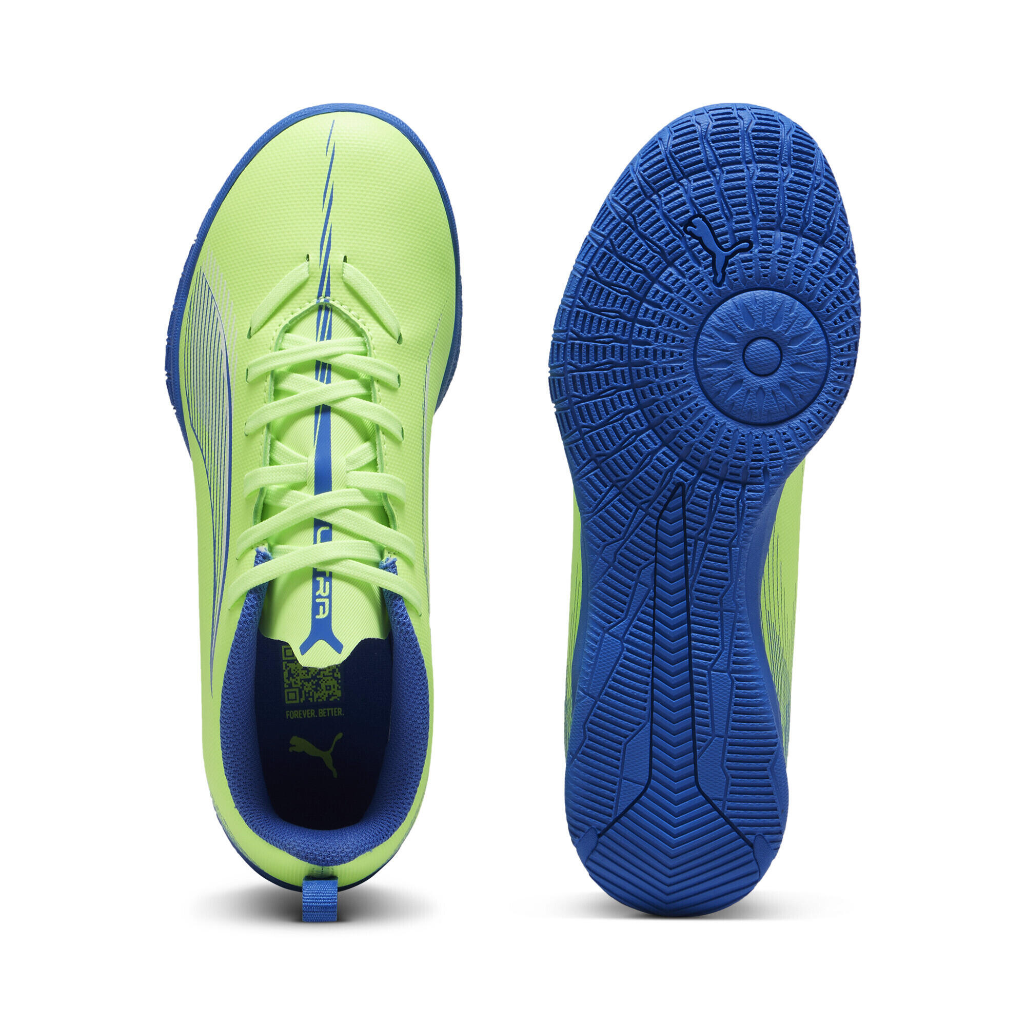 Scarpe da calcio ULTRA 5 PLAY IT PUMA Fizzy Apple White Bluemazing Yellow Blue 4/7