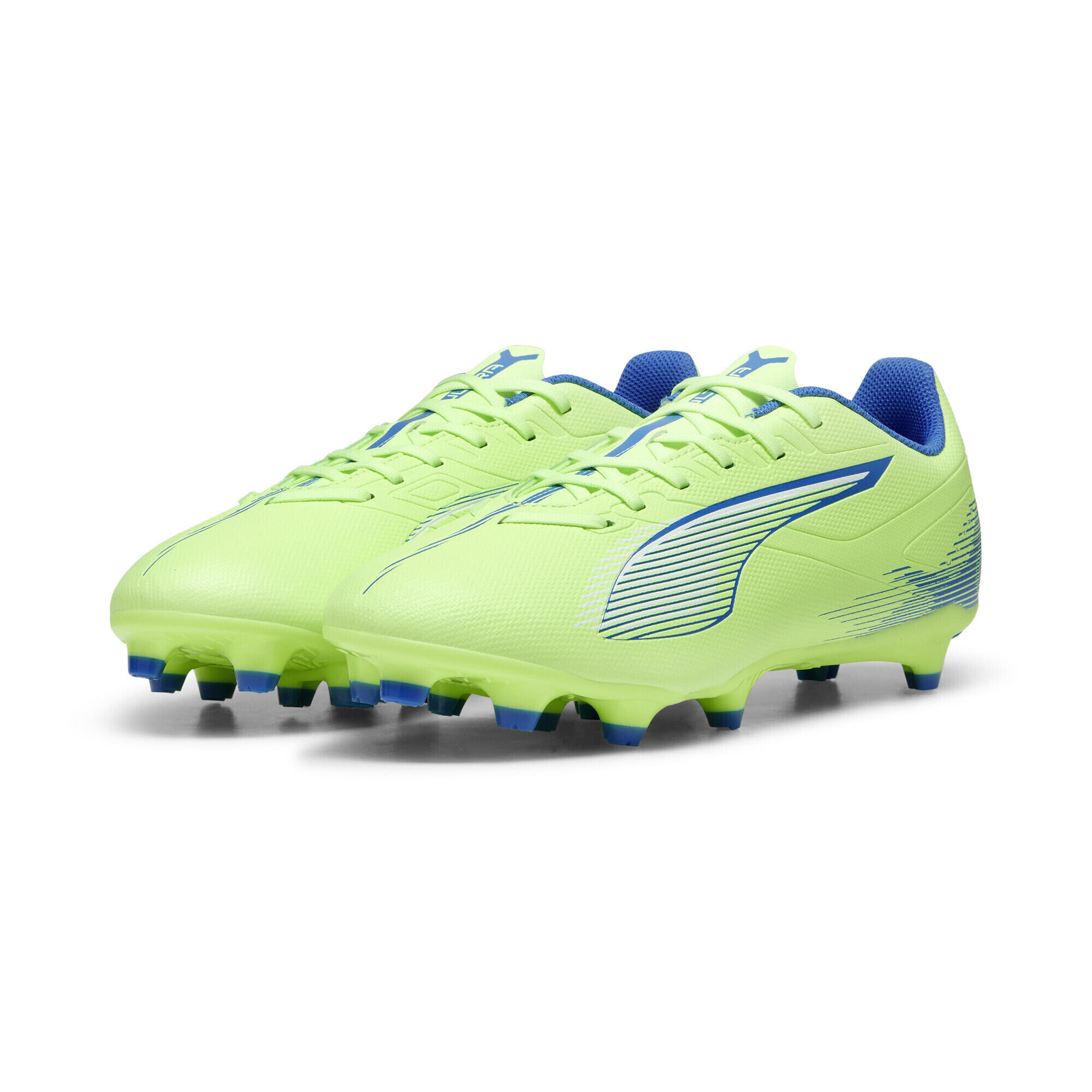 ULTRA 5 PLAY FG/AG voetbalschoenen PUMA Fizzy Apple White Bluemazing Yellow Blue 2/7