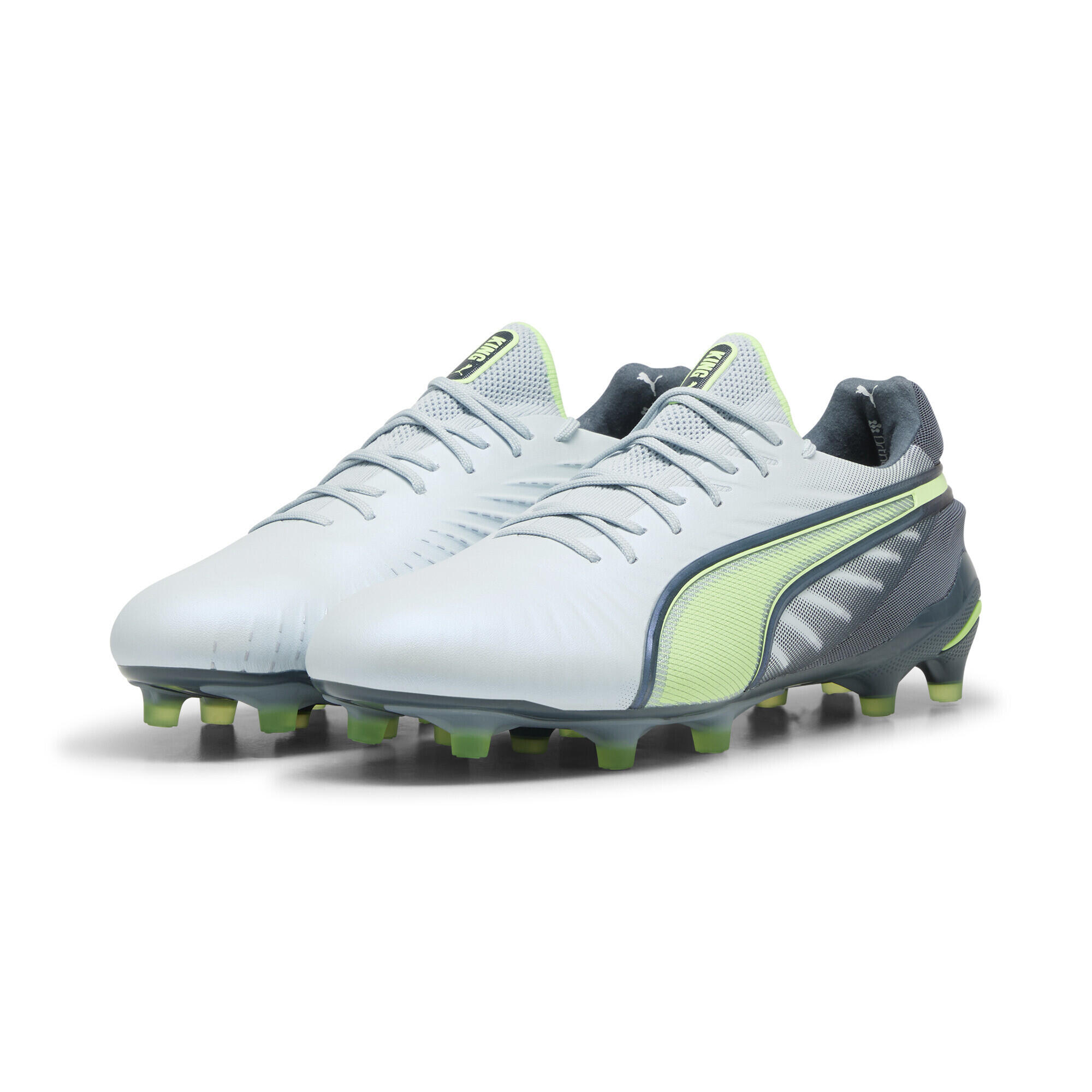 Puma - Chaussures De Football King Ultimate Fg/ag Puma - Chaussures De Football - Bleu|gris|jaune - 42,5 - Decathlon