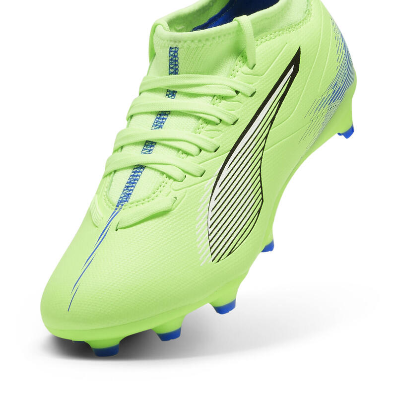 Kopačky ULTRA 5 MATCH FG/AG Mládež PUMA Fizzy Apple White Bluemazing Yellow Blue