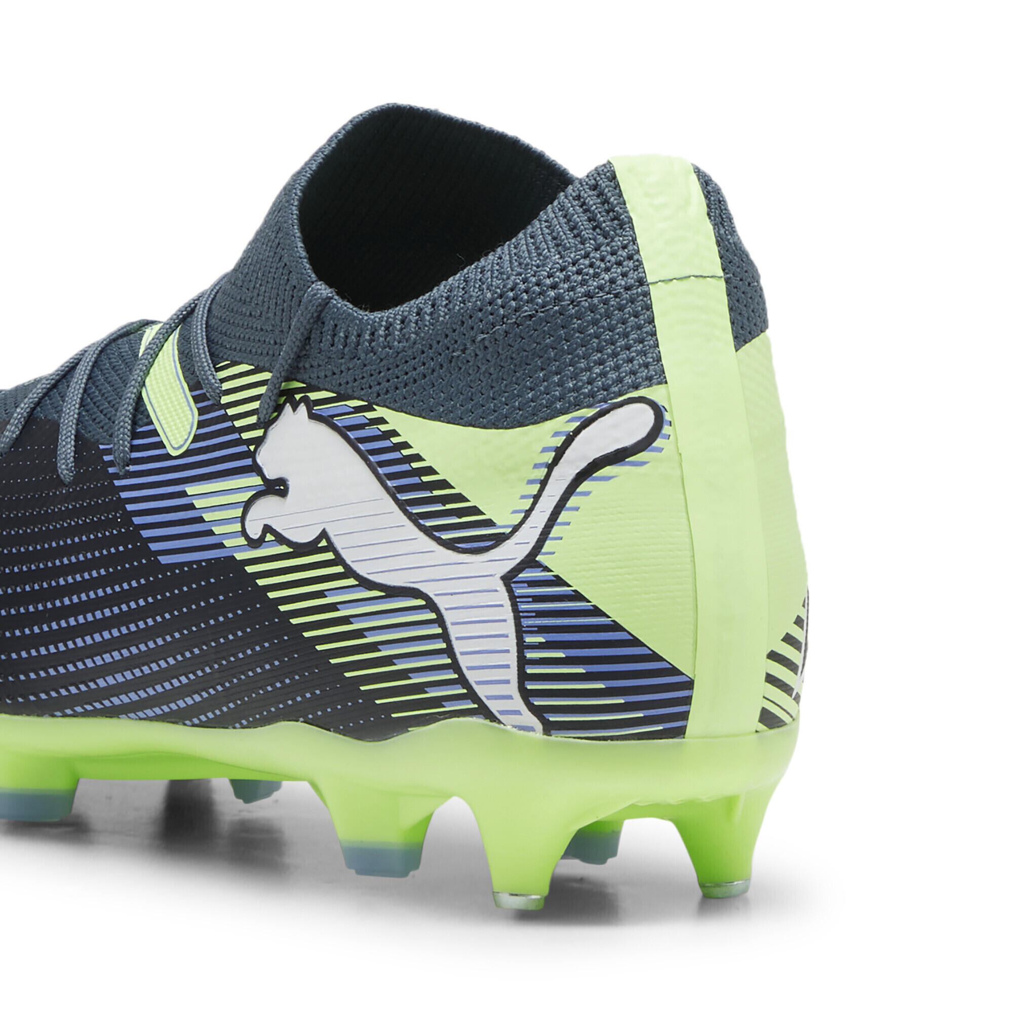 FUTURE 7 MATCH MxSG voetbalschoenen PUMA Gray Skies White Fizzy Apple Yellow 3/7