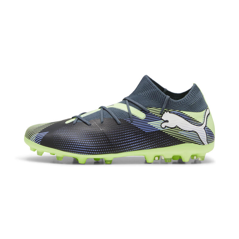 FUTURE 7 MATCH MG Kopačky PUMA Gray Skies White Fizzy Apple Yellow
