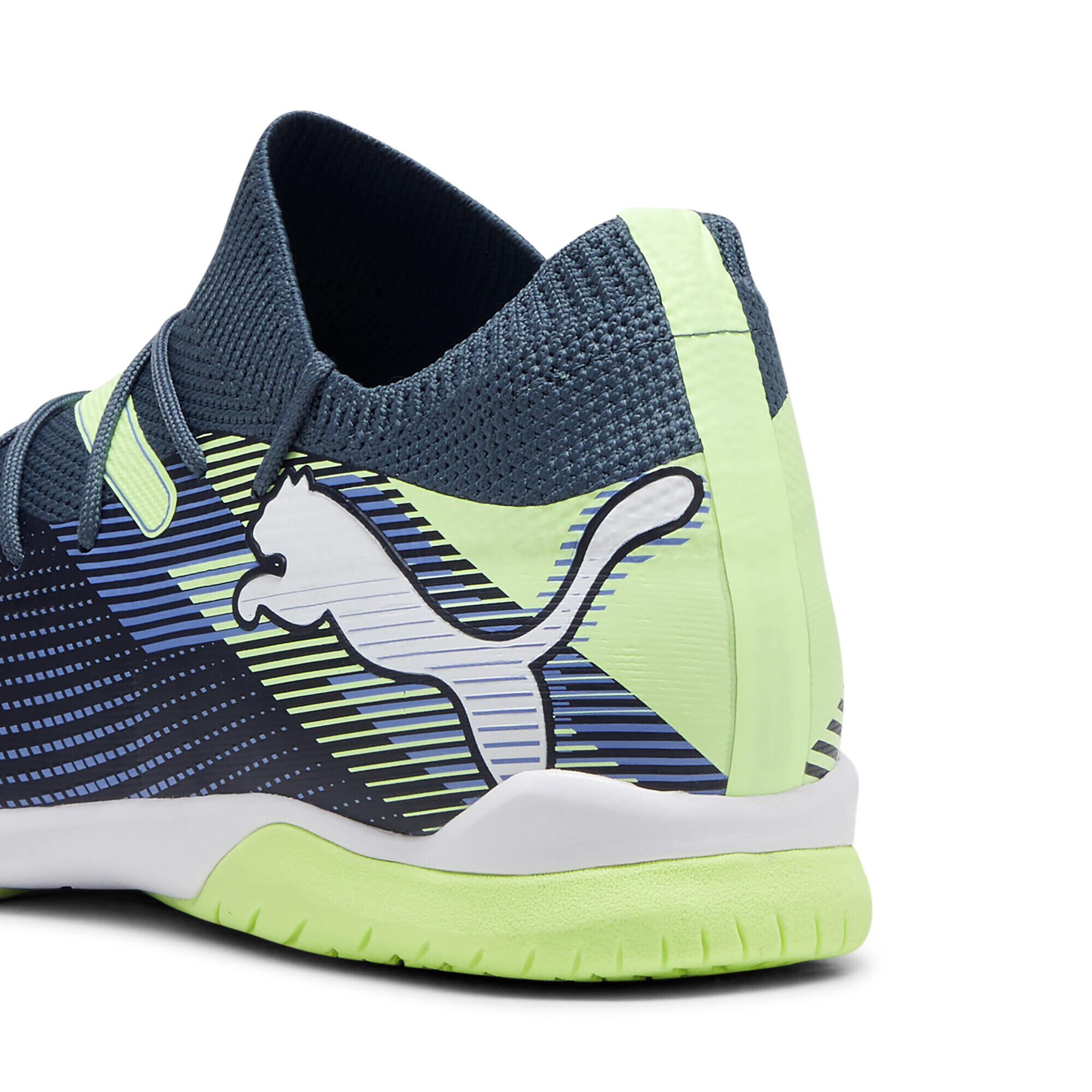Scarpe da calcio FUTURE 7 MATCH IT PUMA Gray Skies White Fizzy Apple Yellow 3/7