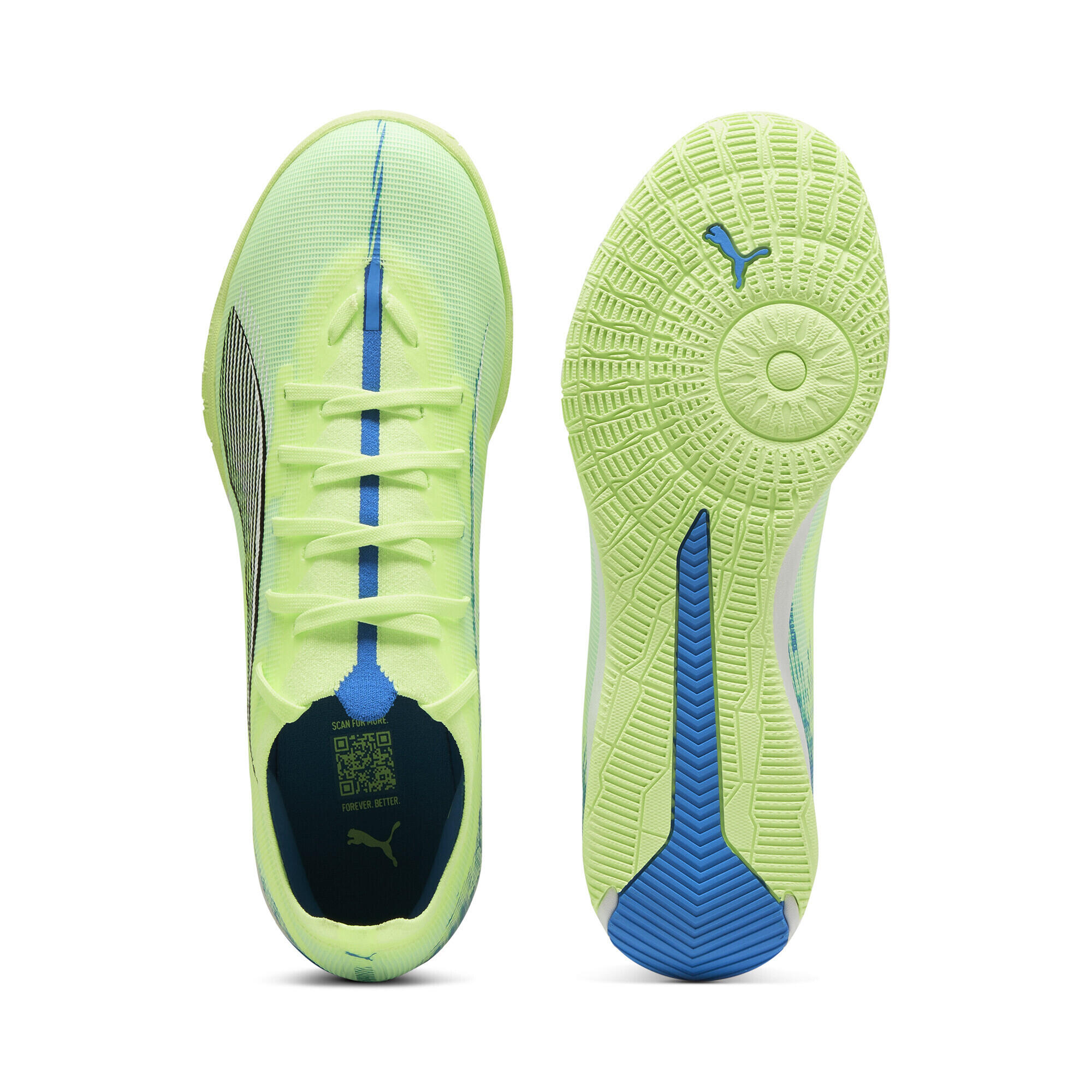 Scarpe da calcio ULTRA 5 MATCH IT PUMA Fizzy Apple White Bluemazing Yellow Blue 5/7