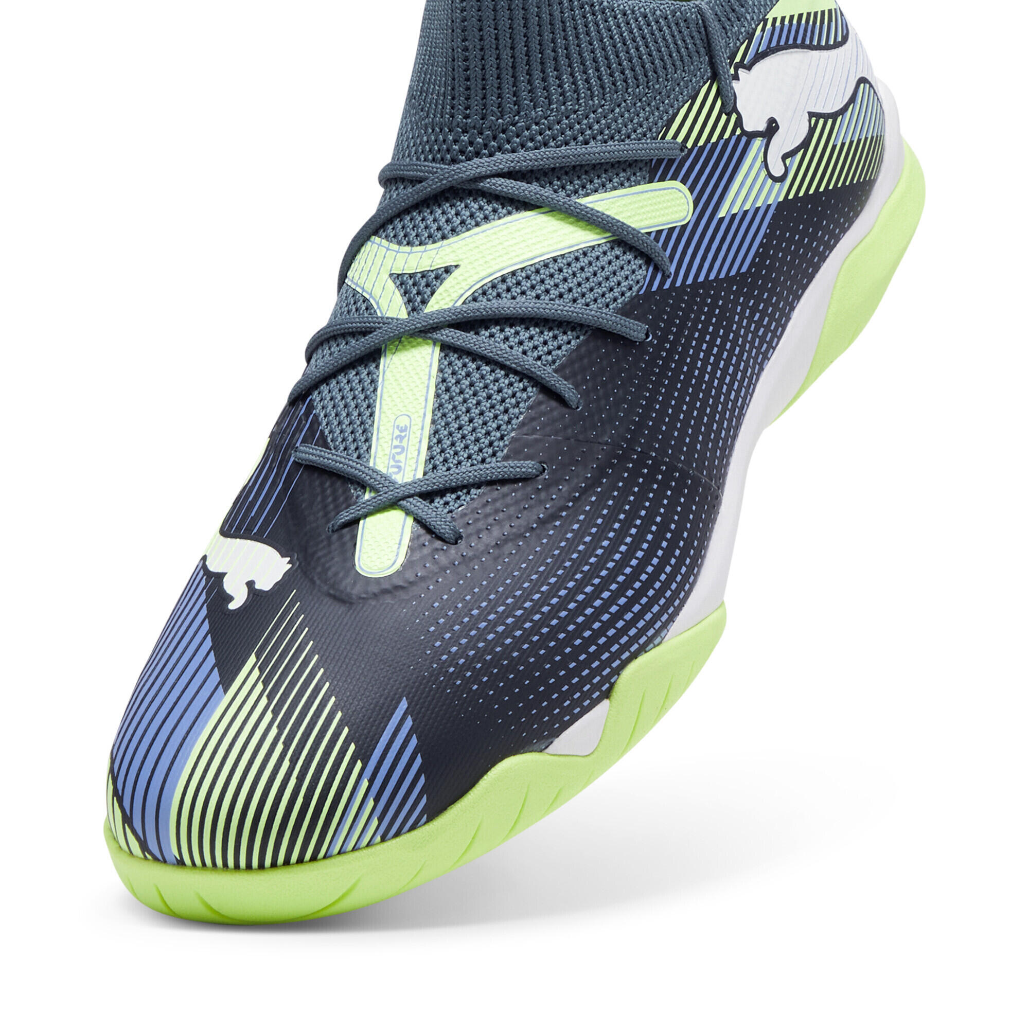 Scarpe da calcio FUTURE 7 MATCH IT PUMA Gray Skies White Fizzy Apple Yellow 7/7