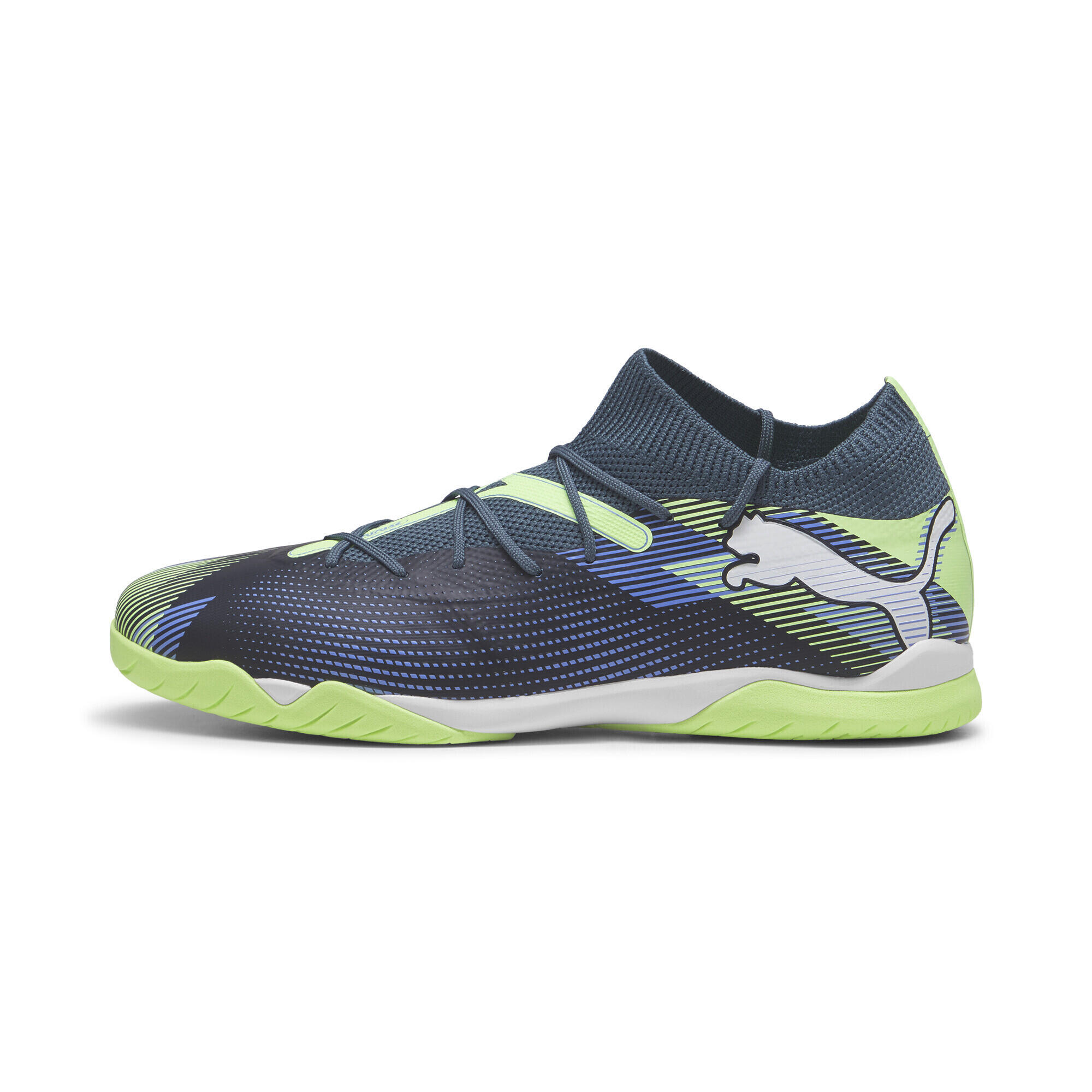 Scarpe da calcio FUTURE 7 MATCH IT PUMA Gray Skies White Fizzy Apple Yellow 4/7