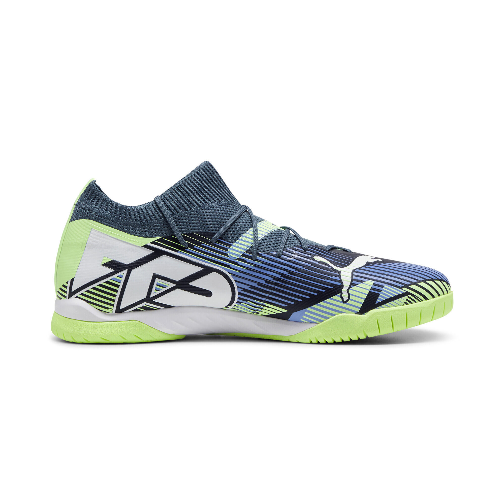 Scarpe da calcio FUTURE 7 MATCH IT PUMA Gray Skies White Fizzy Apple Yellow 6/7