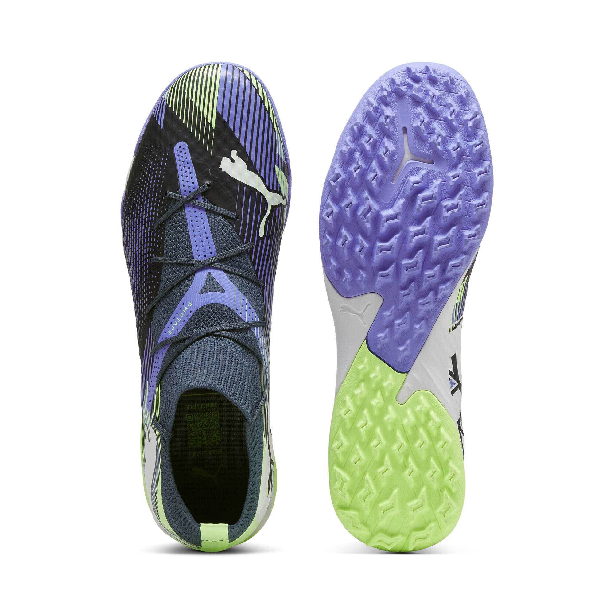 FUTURE 7 PRO Cage voetbalschoenen PUMA Gray Skies White Fizzy Apple Yellow 4/7