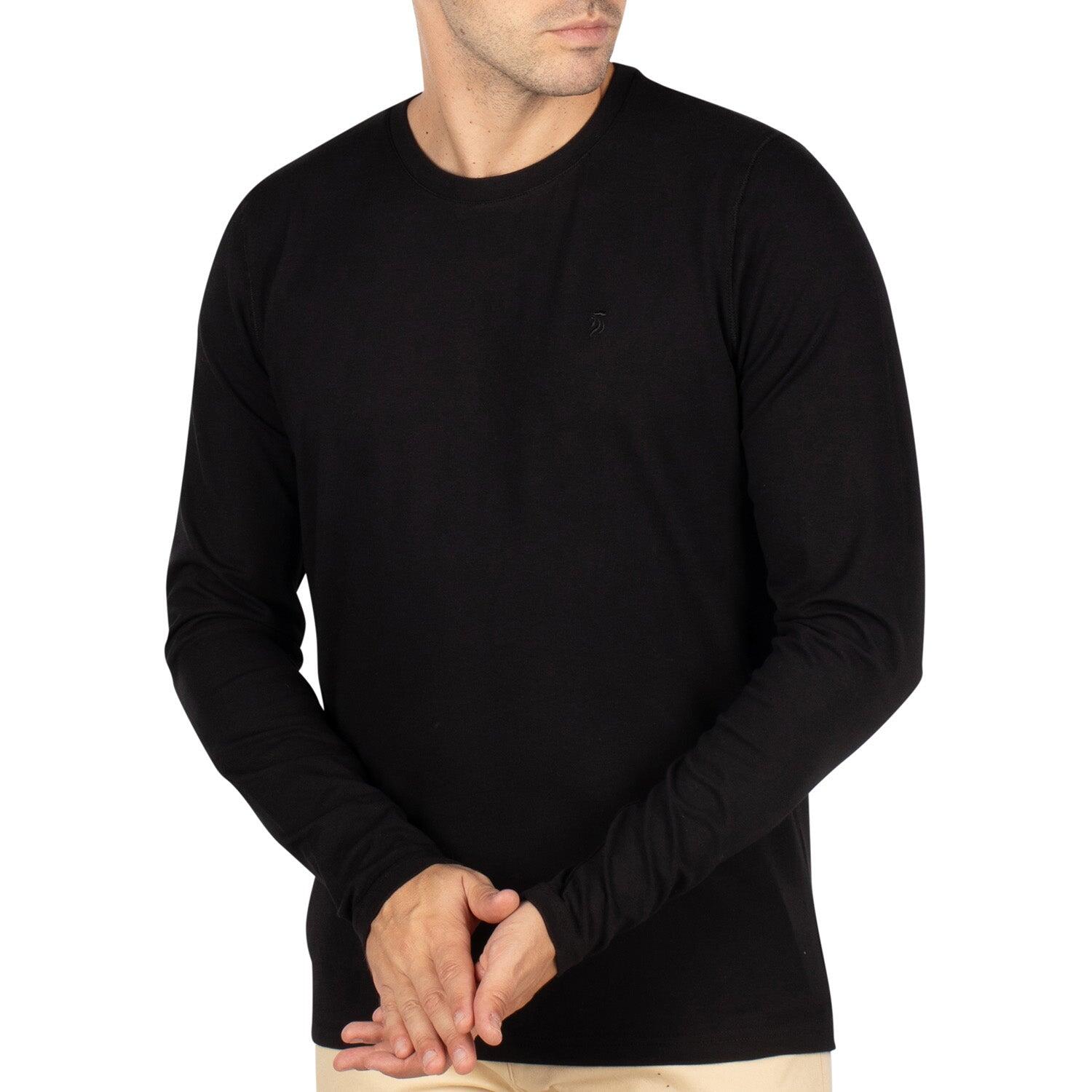 T-shirt manches longues BASIC homme 1/4