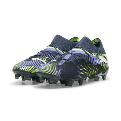 Future 7 ultimate fg/ag voetbalschoenen puma gray skies white fizzy apple yellow