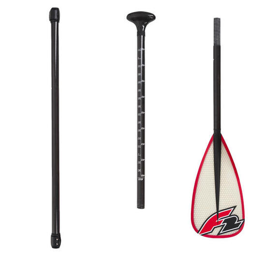 F2 SUP Paddel Honeycomb 3 teilig 180-220cm Weiss 2024/25