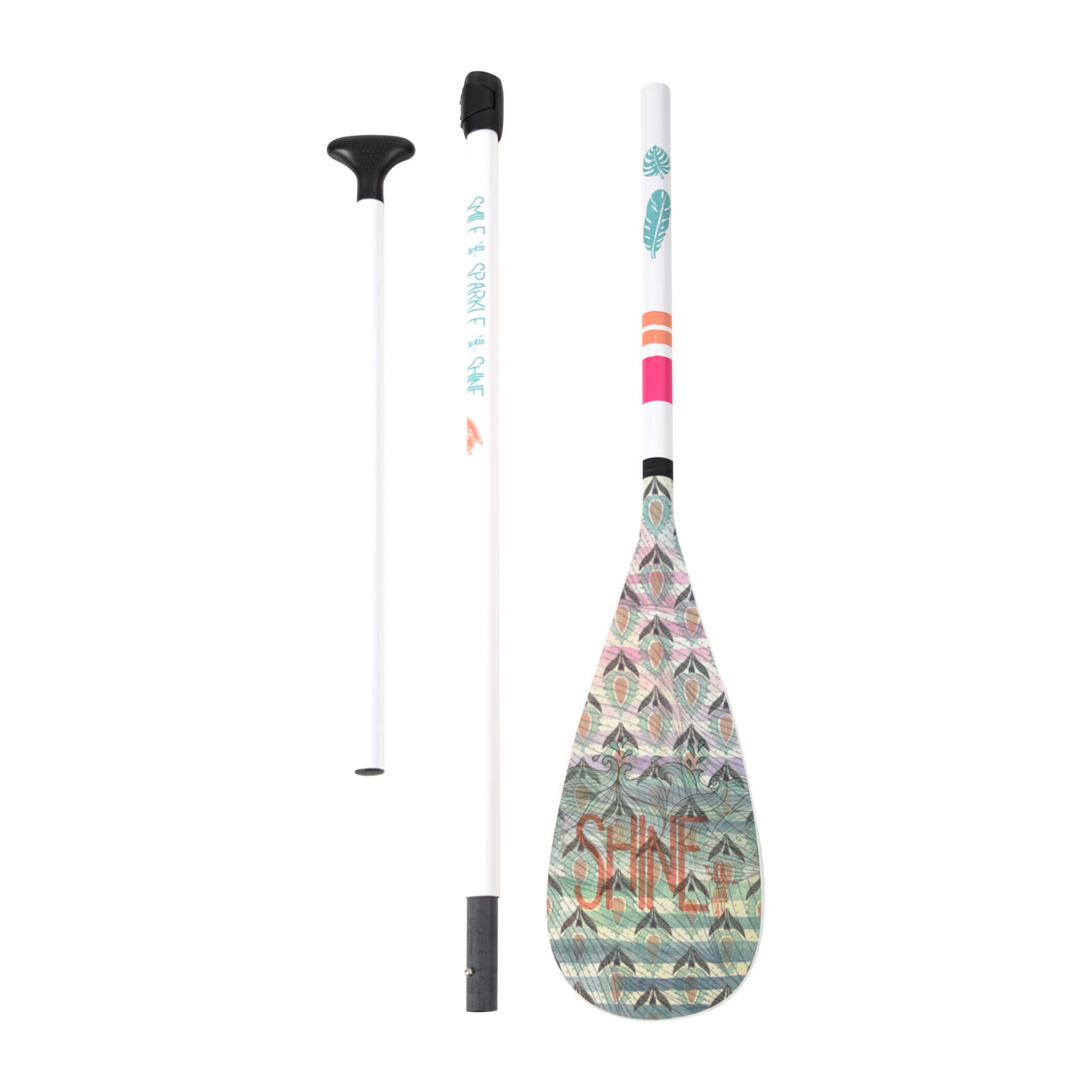 F2   SUP Paddel Shine  3 teilig 170-220cm Multicolor 2024/25 2/3
