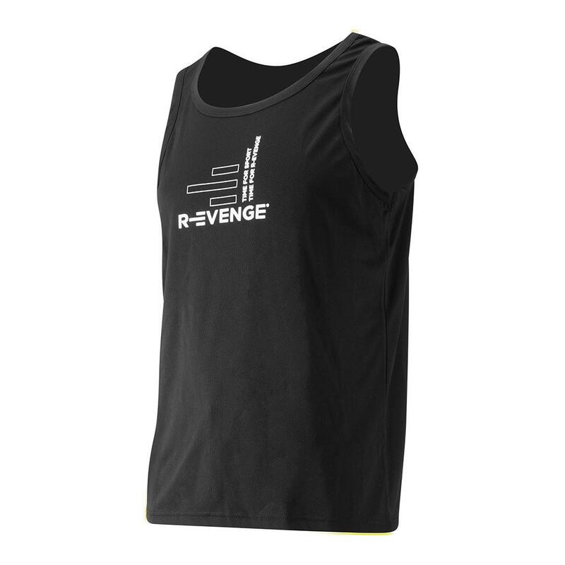 Unisex Fitness ärmelloses Tanktop schwarz