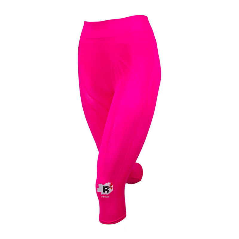 Dámské technické legíny, antibakteriálním vláknem Q-skin, fluo fuchsiová.