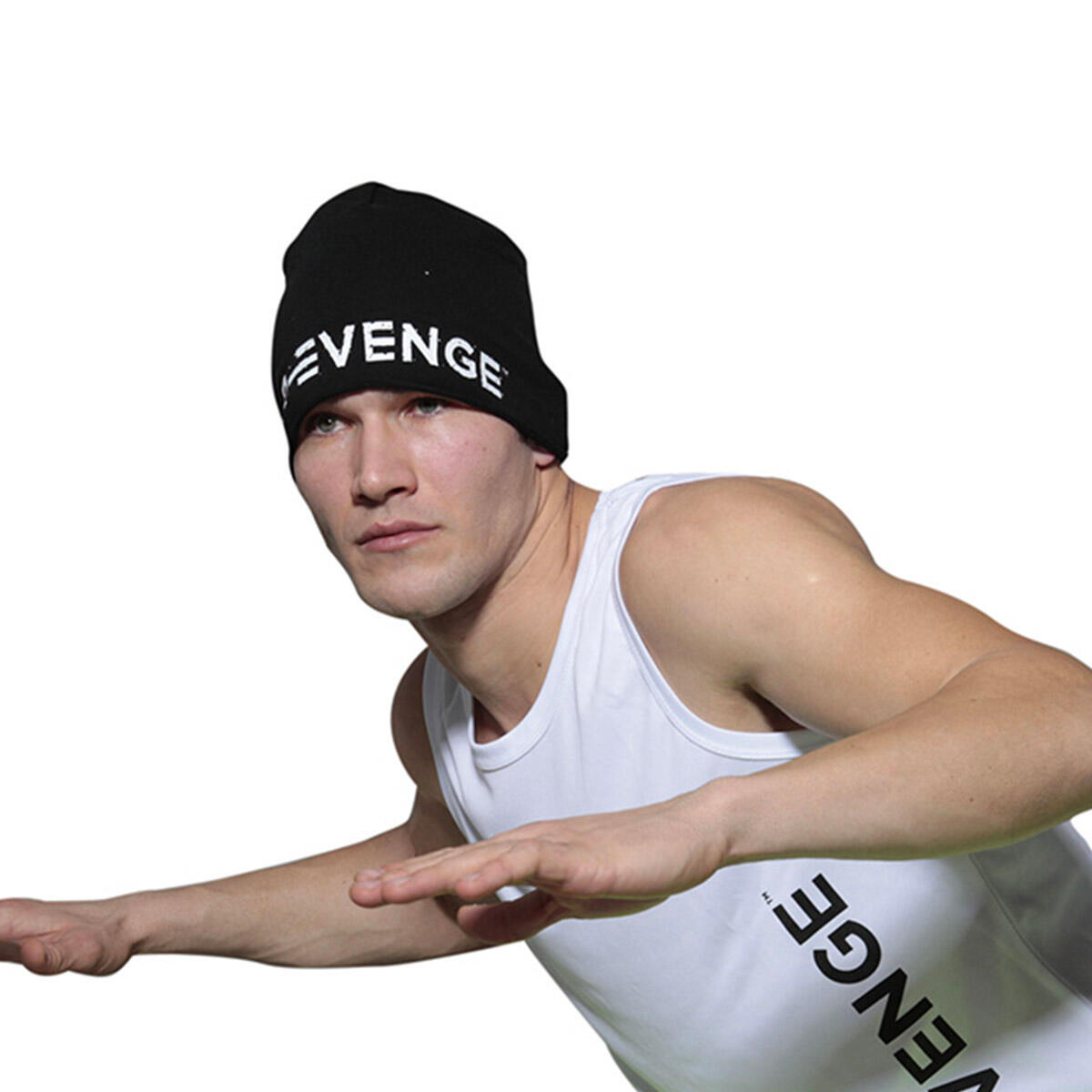 Bonnet adulte en coton sport et temps libre blanc 2/4
