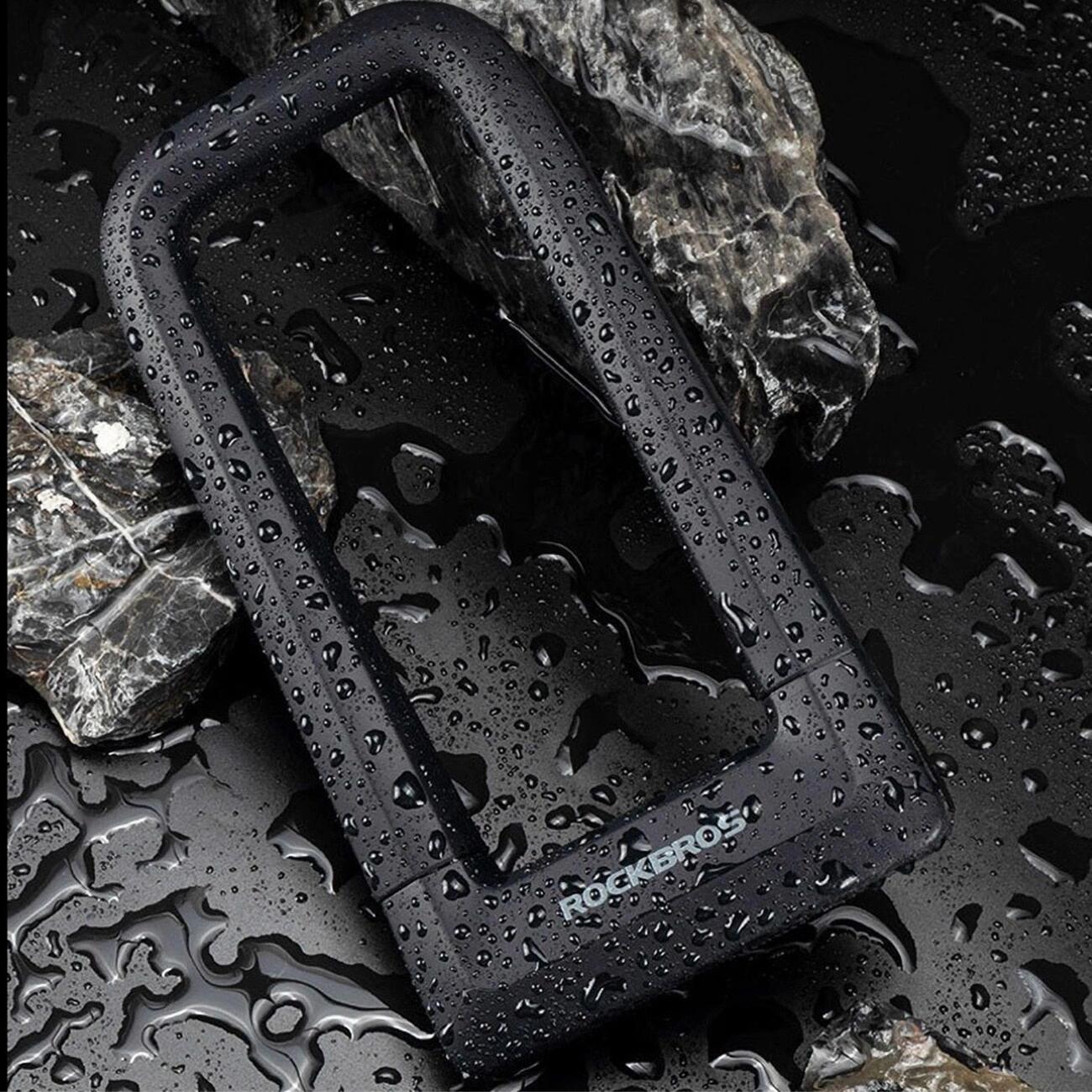 Antivol U pour vélo Rockbros RKS626 - noir 7/7