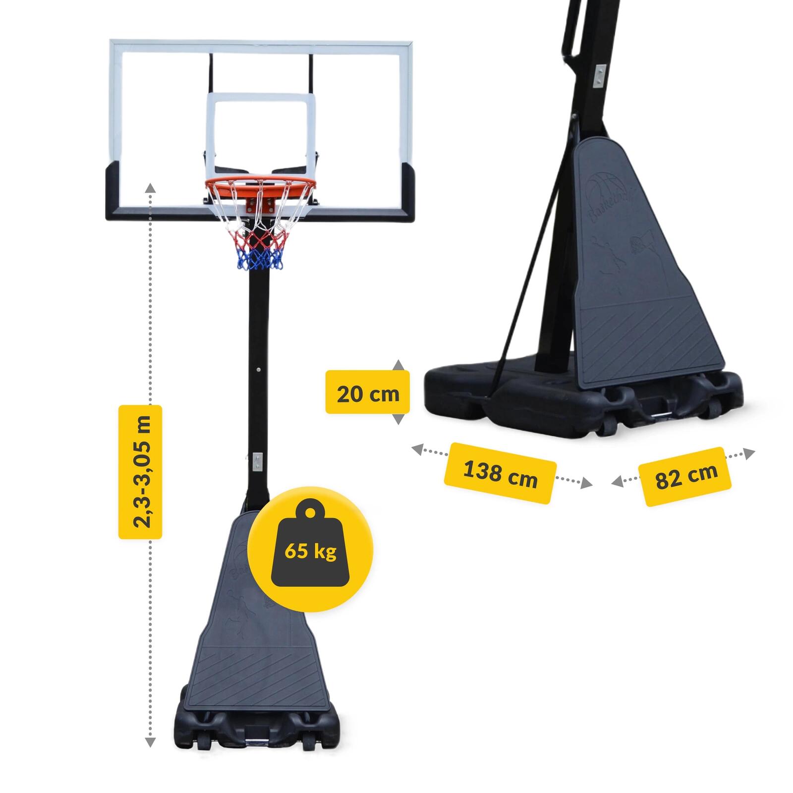 Wolnostojący kosz do gry w koszykówkę FALCON ALL STAR regulowany 2/5
