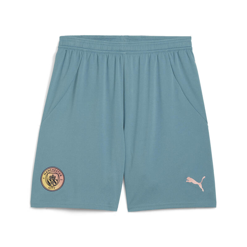 Short 24/25 Manchester City Homme PUMA Bold Blue Poppy Pink