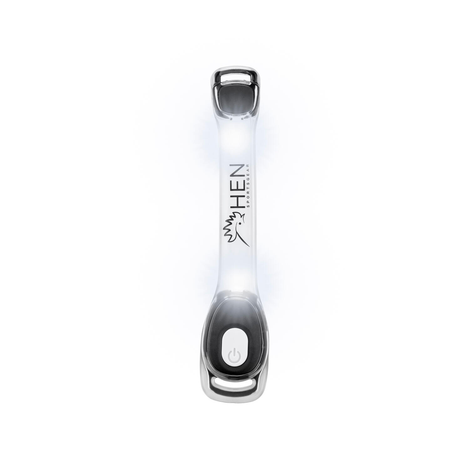 Stecto - Set di 4 bracciali LED ricaricabili USB, luci di sicurezza, riflettenti, per sport, corsa, ciclismo, jogging, trekking