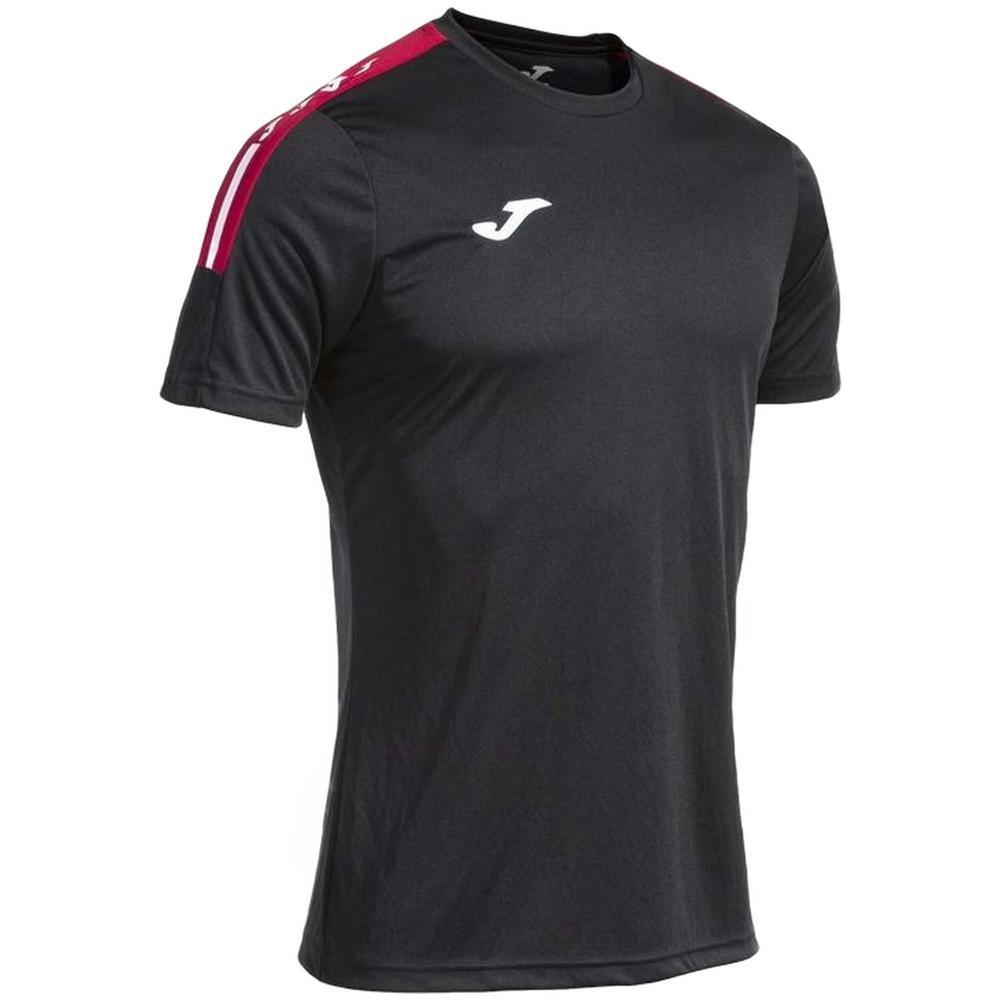 JOMA Camiseta Manga Corta Fútbol Hombre Joma Olimpiada Negro