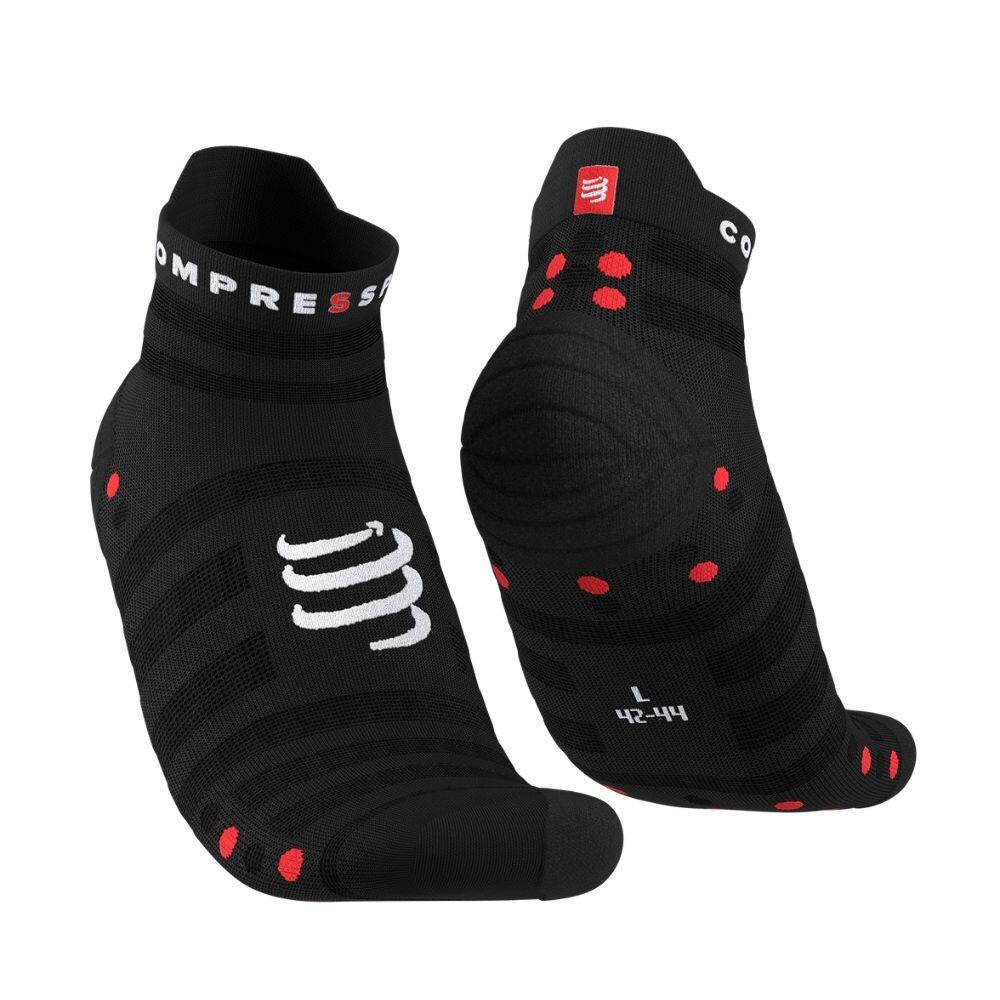 Par de calcetines Compressport Pro Racing v4.0 Ultralight Run High Black 2/4
