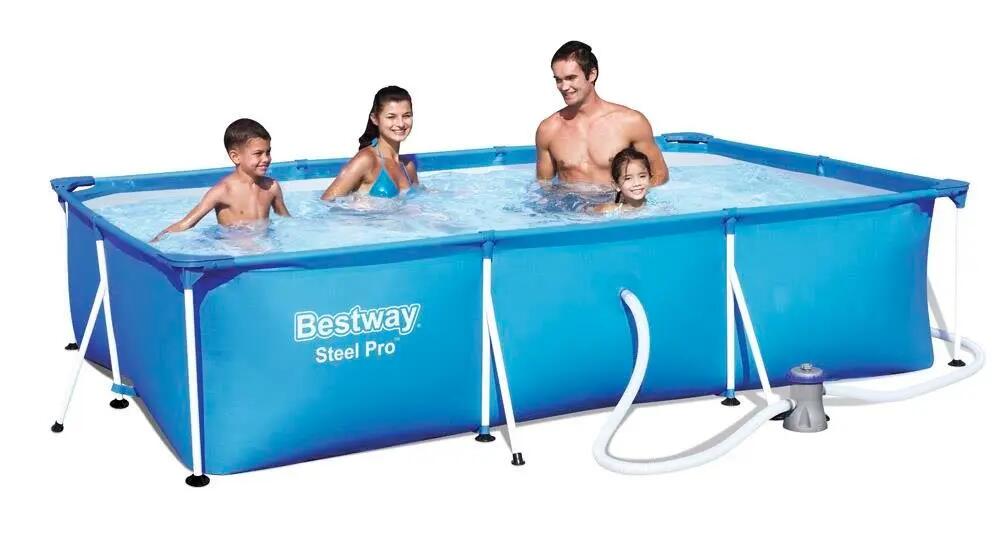 Basen stelażowy BESTWAY 300x201x66cm z pompą 4/5