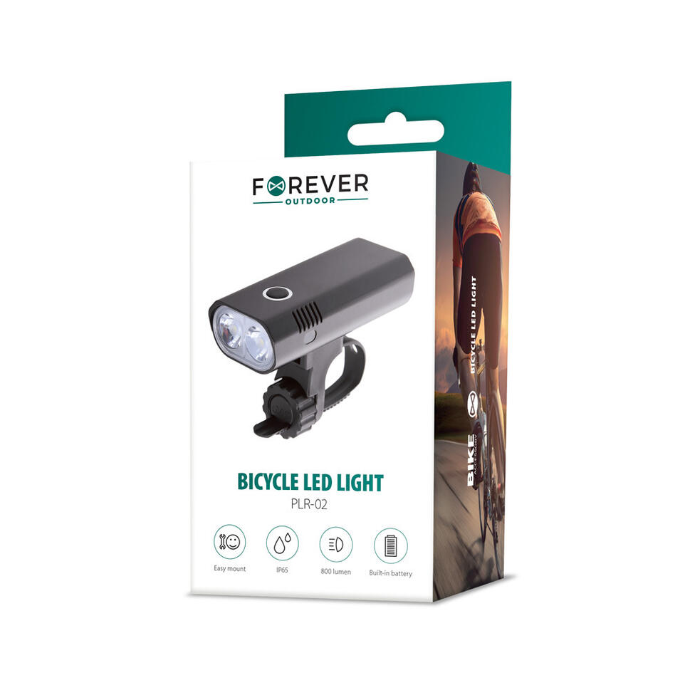 Lampka rowerowa przednia Forever PLR-02