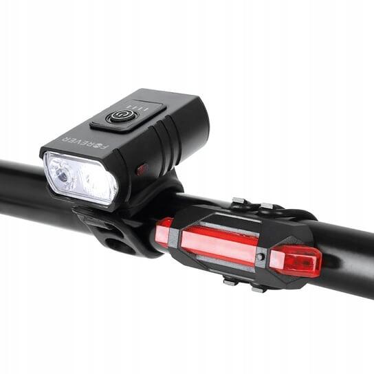 Lampe de vélo Forever avant + arrière rechargeable