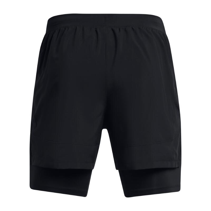 Krátké 2 v 1 Under Armour Launch 5"