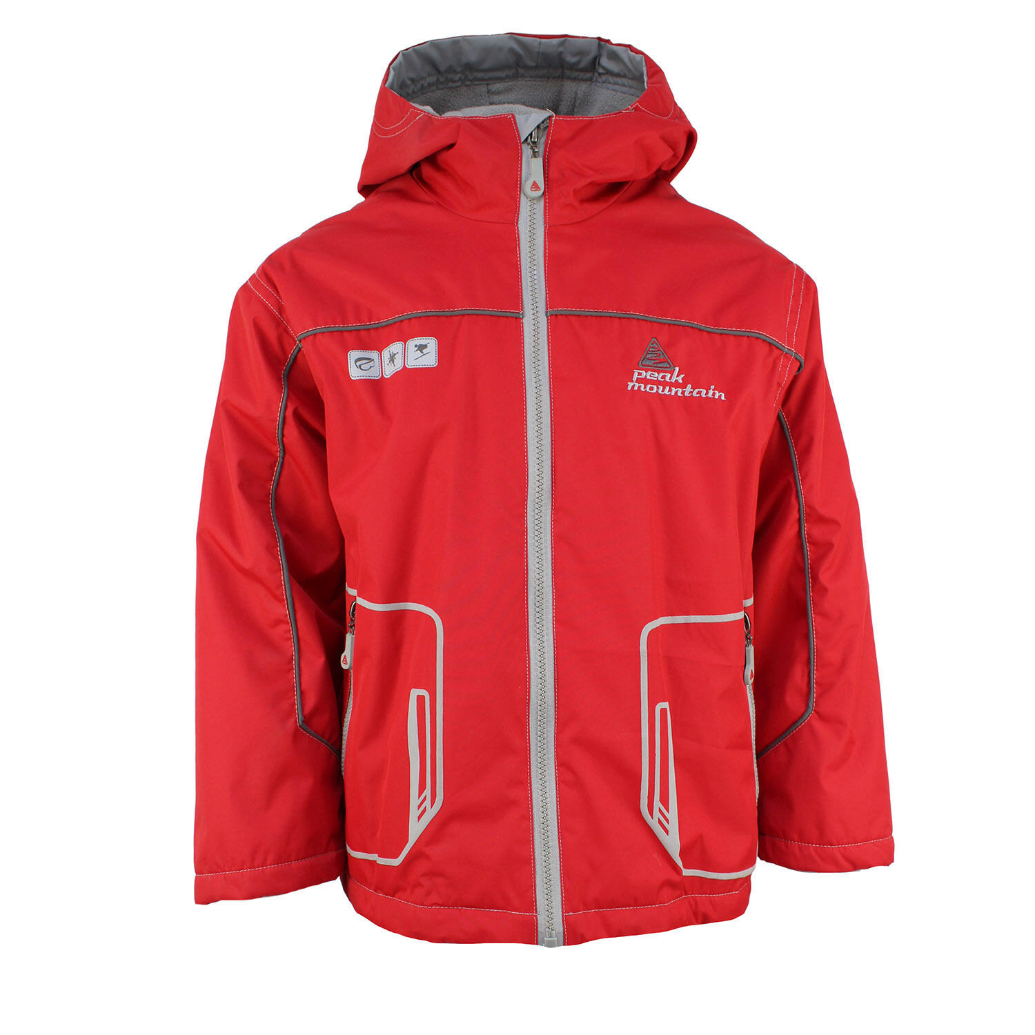 Peak Mountain - Veste De Ski Enfant Peak Mountain Eklato-rouge - Doudoune Synthétique - Rouge - 4 À 6 Ans - Decathlon