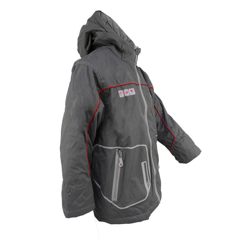 Veste de ski enfant Peak Mountain Eklato-Gris