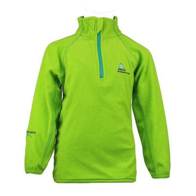 Microfleece sweatshirt met halve rits voor meisjes peak mountain gafine